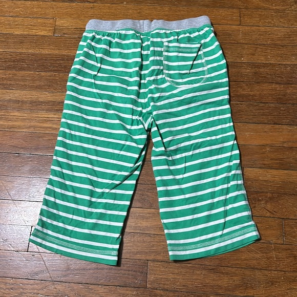 Mini Boden Boys Striped Baggies/Shorts, Sz 12 Yrs, Green/White - Picture 3 of 3